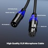 EBXYA XLR Microphone Cable 5m/16.4ft 4-Pack - 3-Pin Balanced Shielded
