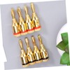 KOMBIUDA 8pcs Gold Plated Speaker Cable Banana Plug Connectors Durable