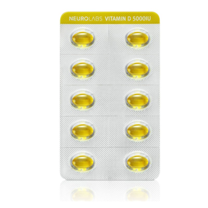 Neurolabs Vitamin D Family Nutrient 5000IU Gift 60 Capsules /