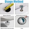 1Pcs Toilet Flush Button, Round Head Dual Toilet Push Button,