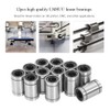 12 Pcs LM8UU Linear Ball Bearings, 8mm Bore Dia, 15mm