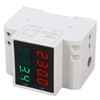 Voltmeter Ammeter 4 Digit Display DIN Rail Mount Single Phase