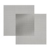 PATIKIL 4"L x 4"W Universal Car Grill Mesh, 2Pcs 2x3mm