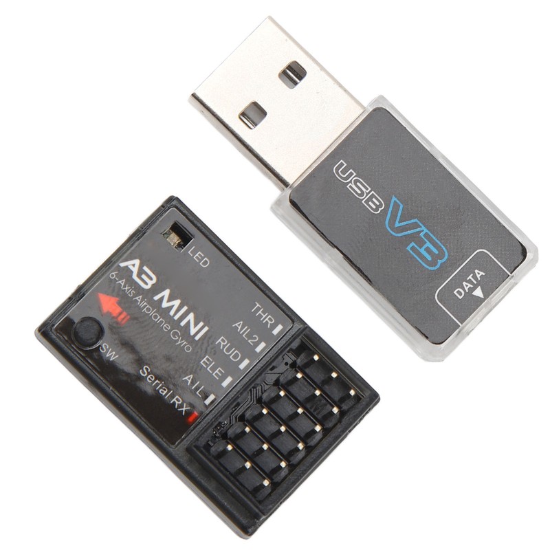 RC Flight Controller A3 Mini 6 Axes Airplane Gyroscope Stabilizer
