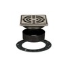 Schluter Kerdi-Drain Classic Shower Grate Kit with Integrated Slope Bonding