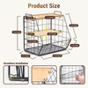 2 Set Fruit Basket for Kitchen with Bamboo Cutting Board,