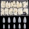 500PCS Almond Fake Nail Tips Full Cover Acrylic Nails for