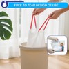 XUXRUS Small Bin Bags with Handle 10L Bin Liners 60
