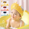 Baby Crown Shampoo Shower Hair Cap Ear Protection 3 - Crown Shampoo Cap - Blue