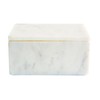 Bloomingville Marble Box Storage Container with Lid, White