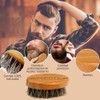 Piezas Kit Barba Accesorios Cuidado Rasurado Bigote Afeitado Cepillo Tijera