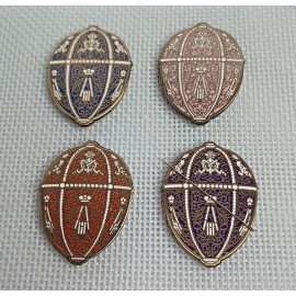Accoutrement Designs Needle Minder Magnet Fancy Egg Enamel Accoutrement Designs Needlepoint - Blue
