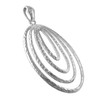 The Mexican Collection Hallmarked Large 925 Sterling Silver Long Oval