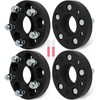 ECCPP 4PCS 5x108 TO 5x108 Wheel Spacers Hub Centric 1"inch