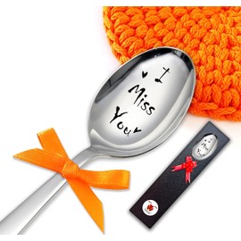 Spoon Gift (I Miss You-Engraved Spoon-Love Gifts-Love Gifts for Girlfriend-Love Gifts for Husband-Love Gifts for Wife)