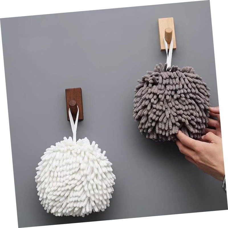 SHOWERORO 3Pcs Kitchen Towel Absorbent Hanging Hand Towels for Bathroom