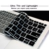 HRH French AZERTY Language Silicone Keyboard Cover Skin for MacBook
