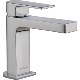 Peerless Xander Single Hole Bathroom Faucet, Single Handle Bathroom Faucet Chrome, Bathroom Sink Faucet, Drain Assembly, Chrome P1519LF