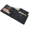 myledershop Genuine Buffalo Full Leather Landscape Format Wallet with Tractor