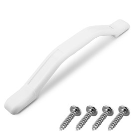SAQXK 1Pcs RV/Camper Grab Handle Plastic with Screws for Door Entry Bar Assist, 11 inch Door Handle Installed Front Rear Door Inside Outside Handle,Trailer, Motorhome, Trucks, Boat, All Weather