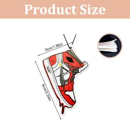 VIDSTW 8 Stück Duftbaum Auto, Personalisierter Duftbaum Auto, Verschiedene Sneaker Stil Stilen Iufterfrischer Auto, Auto Tuning Duftanhänger, Automatischer Duftspender fürs Auto (Mehrfarbig)