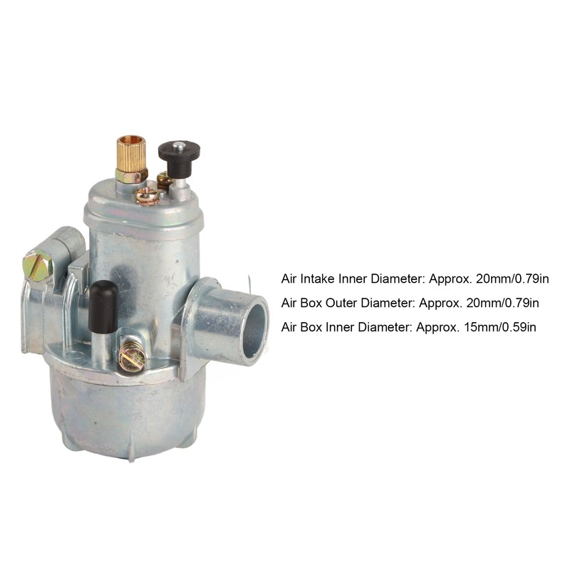 15mm Bing Style Carb 20mm Inlet Diameter Moped Motorcycle Carburetor