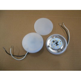 SUNLINK *2 SETS RV 12 VOLT LED 3" LOW PROFILE FLUSH MOUNT LIGHT NFLF3-008 FREE SHIP