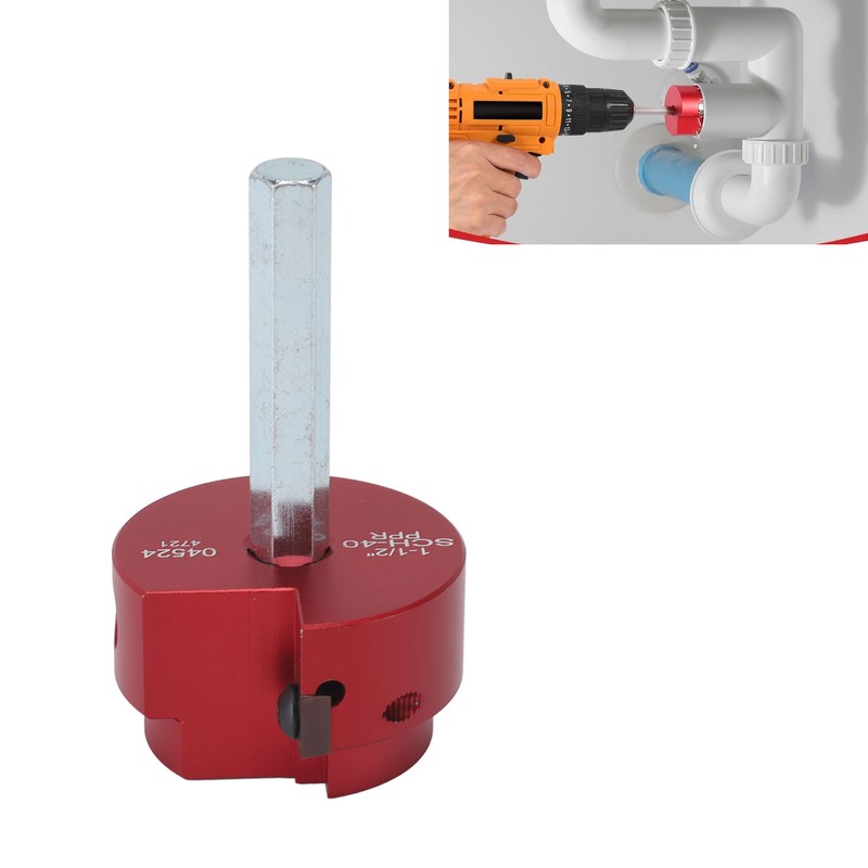 PVC Pipe Reamer Kit Aluminum Alloy Pipe Fitting Reamer PVC