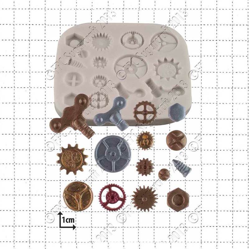 FPC Mould - Steam Punk Cogs & Gears