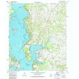 YellowMaps Saline Bay TX topo map, 1:24000 Scale, 7.5 X 7.5 Minute, Historical, 1973, Updated 1987, 26.9 x 23.1 in - Polypropylene
