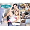 Footrest Airplane Foot Rest Kids Foot Pillow (Gray)