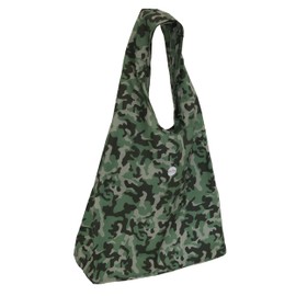 erda Forest Camo Small Reusable Ergonomic Bag, Shopping Bag, Grocery Tote, Travel Bag