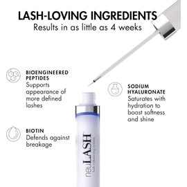 Sérum de pestañas de neulasa para laboratorios de investigación de la piel, 0.11 fl. oz. Tecnología Active Eyelash, aminoácidos y polipéptidos, biotina, extracto de calabaza, resultados en 30 días