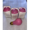 Guaranteed Pink 60 Watt A19 LightBulb 60A19/CP 130V Ceramic Pink