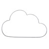 Rayher 24125000 Wire Cloud, 30 x 17.5 cm, Metal Wire