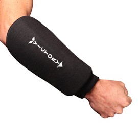Victory Martial Arts Padded Arm Sleeves - Forearm Guards - Pair (Medium)