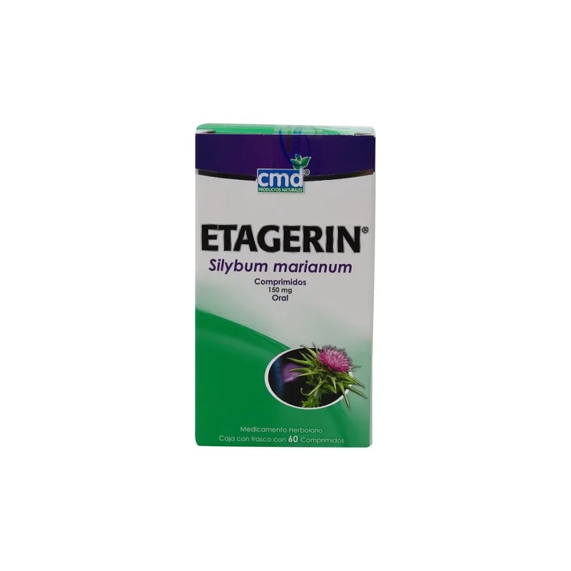Etagerin Silybum Marianum 60 Comprimidos De 150 Mg C/u Cmd