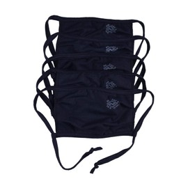 NATIONAL SAFETY APPAREL MASK2A-FK-5PK FR Control 2.0 Double Layer Face Mask with Adjustable Ear Loops, Flame Resistant, One Size, Navy, Made in The USA, 5 Pack