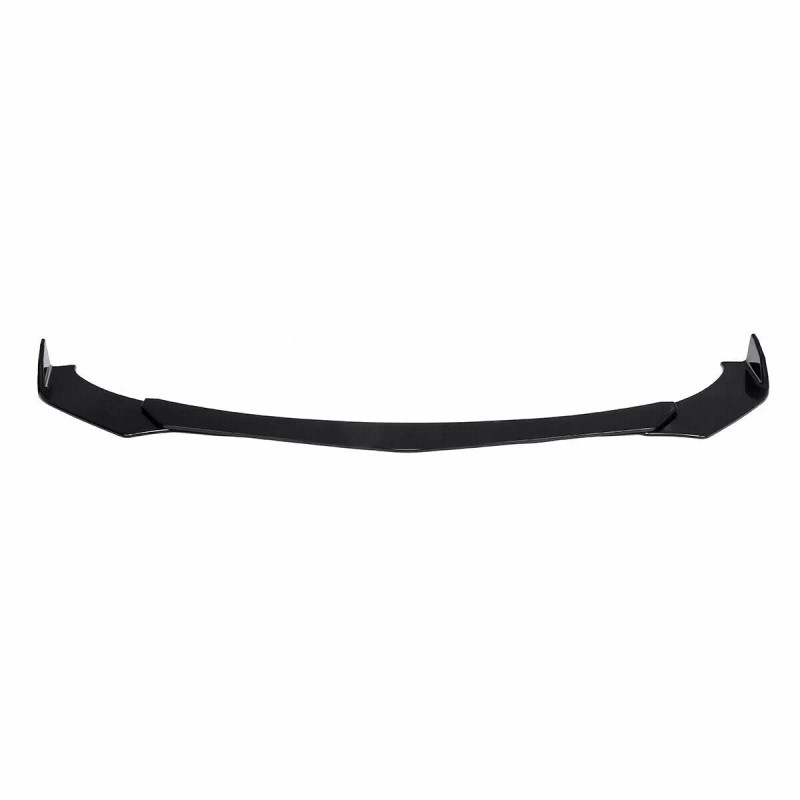 Unbranded V-Style Gloss Black Front Bumper Lip For 2021-2022 Lexus