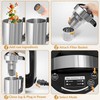 Crayton Nut Milk Maker Machine with Built-in Strainer, 51oz/ 1.5L