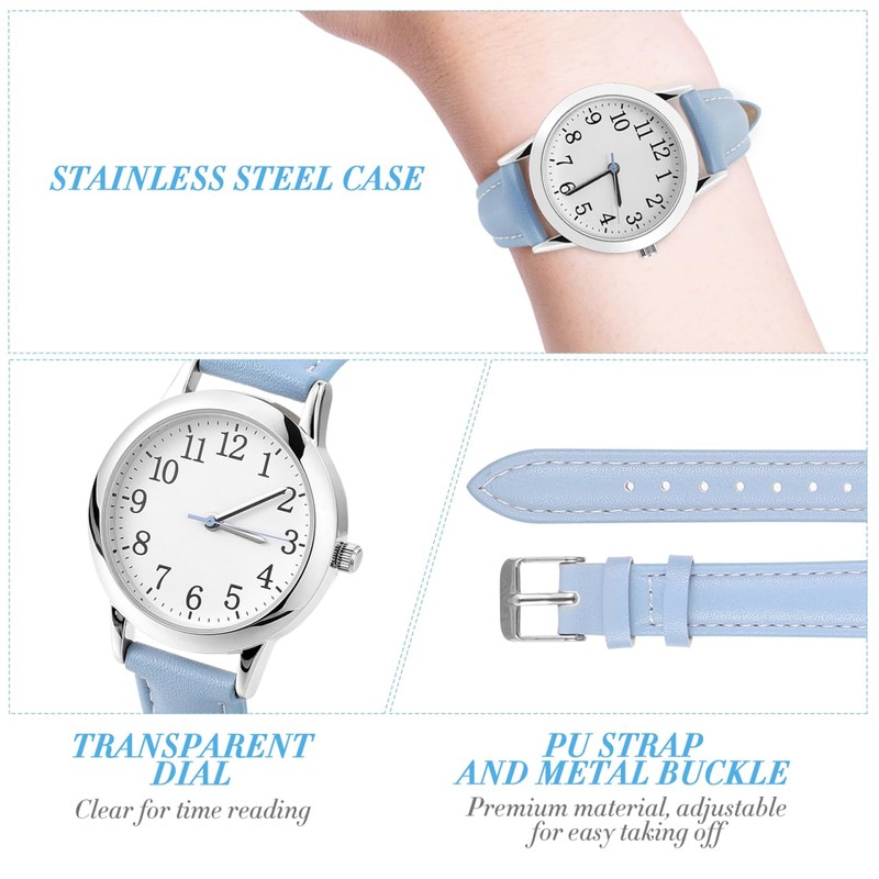 LEDMOMO Kids Watch Student Watch Wrist Watch Women Ladies Dial