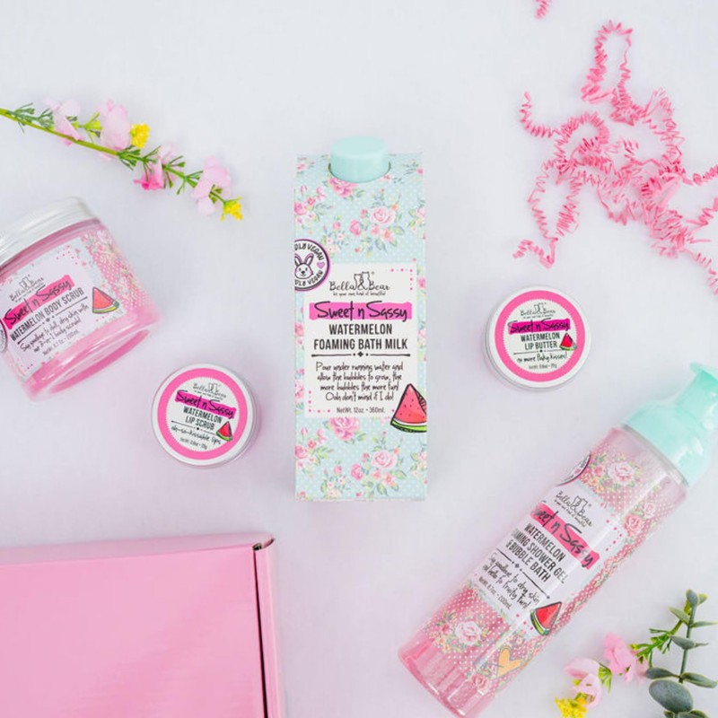 Bella & Bear Sweet 'n' Sassy Watermelon Exfoliating Lip Scrub,
