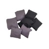 2 inch mini bean bag toss black and grey cornhole