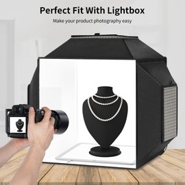 Selens Shadowless Bottom Light Panel for Light Box Photo Studio,11.5" x 11.5"/ 29 x 29cm LED Photography Light for Jewelry Cosmetic Crafts Small Products