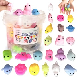 ZANJINLUO Juguetes Antiestrés 64 Pack,Juguete Sensoriales con Diseño Divertido y Duradero,Fidget Toys para Niños y Adultos,Ideal Regalos para cumpleaños, Halloween y Navidad