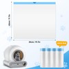 Self-Cleaning Litter Box, Drawstring Litter Box Liners, 60 Count Waste