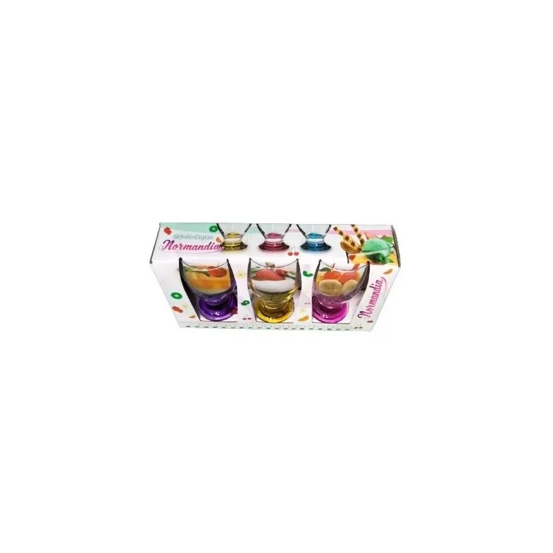 Like Shop Set De Copas Normandina 3 Pzas