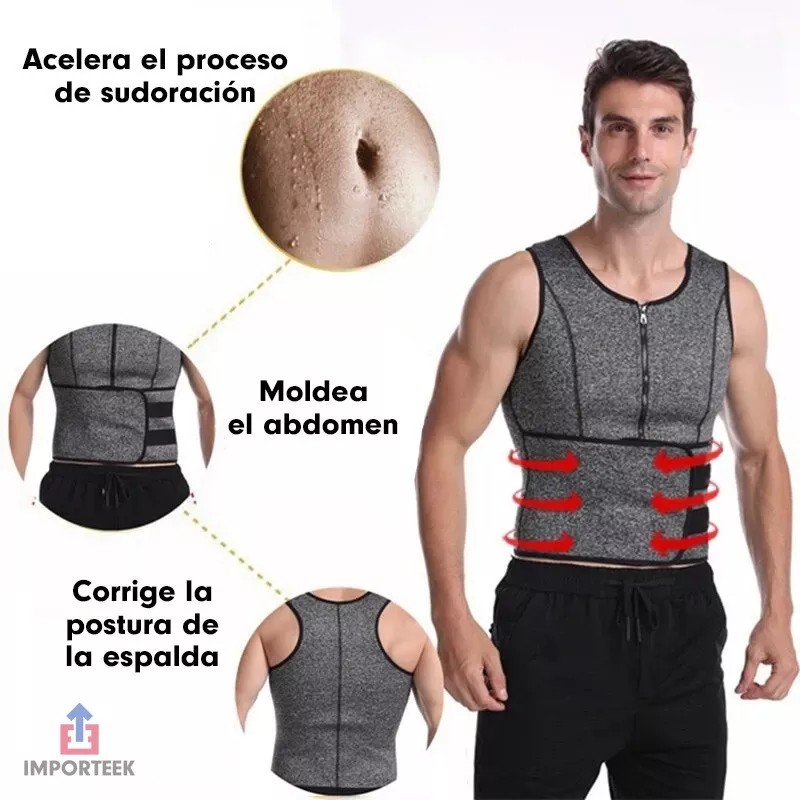 Importeek Faja Chaleco Soporte Corrector Postura Espalda Ajustable