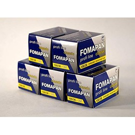 Fomapan 100 asa Black and White 35mm Film 36 exposure 5 Pack