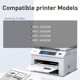 MEGOFFICE Compatible Ink Cartridge Replacement for Brother LC402XL Black Ink Cartridge for Brother LC402BK LC402XLBK LC402XL Ink Compatible for MFC-J5340DW MFC-J6540DW MFC-J6740DW MFC-J6940DW (2-Pack)